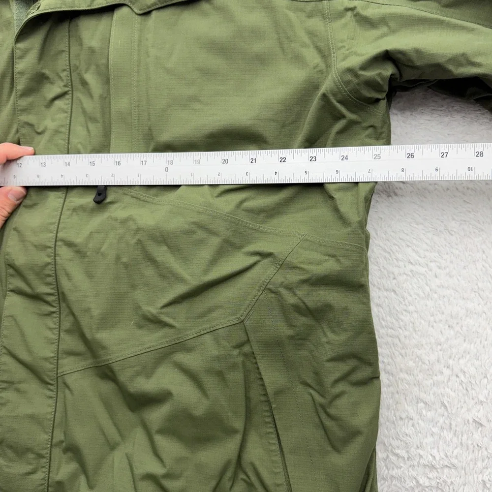 Eastern Mountain Sports EMS System Three Jacket Olive Green Mens XL Hooded Parka